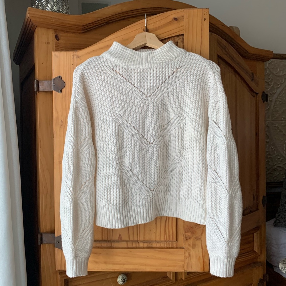 Twik Cozy Creme Knit Sweater